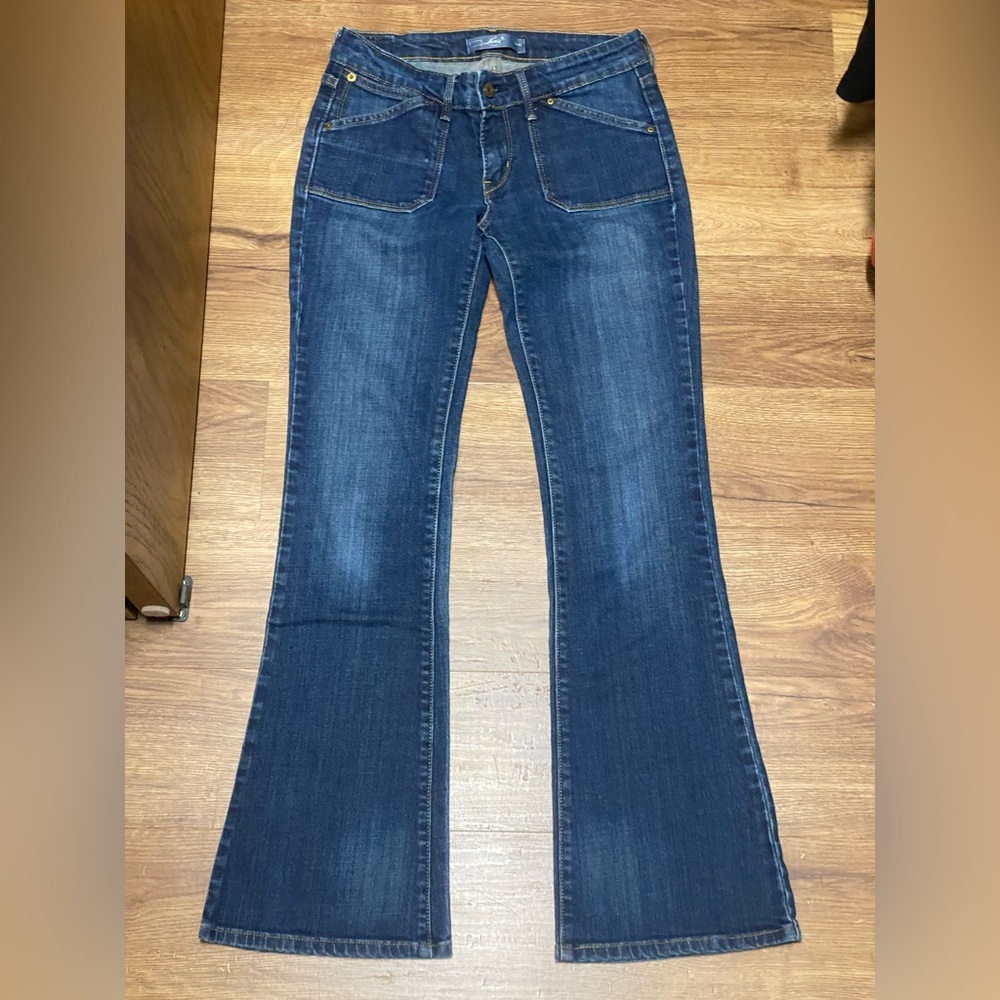 Levi's Dark Blue Wide Leg Jeans